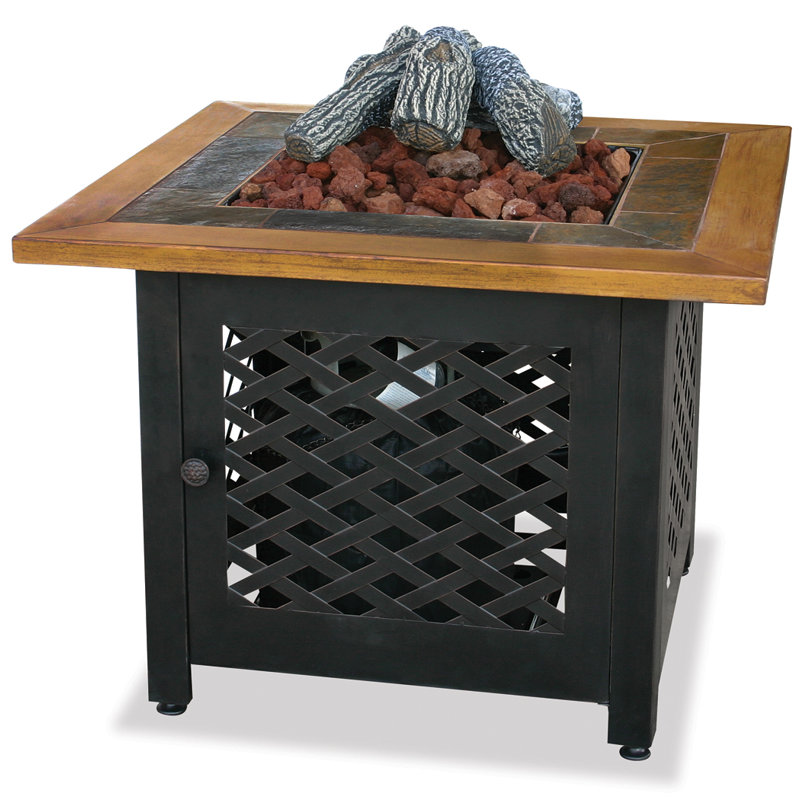 Endless Summer Lava Rock and Log Kit For Outdoor Fire Pit & Reviews
